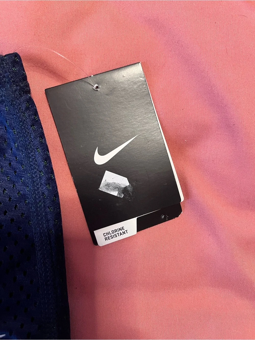 Nike Youth Swim Drag Shorts Navy Mesh Training Suit Size 26 NWT